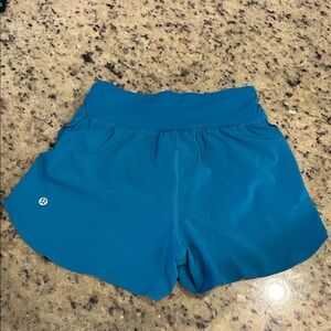 lululemon athletica Teal Athletic Shorts